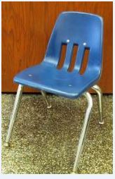 TTC - Kids Blue Stack Chair