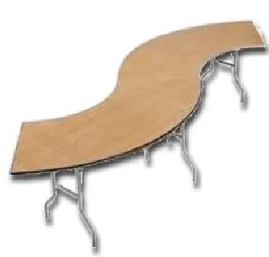 TTC - 48" Serpentine Table Wood