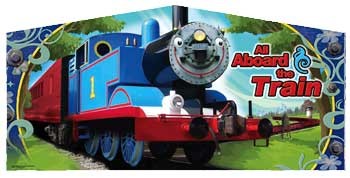 Banner - Blue Train Engine #1