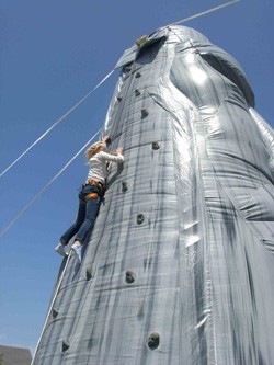 EXT - Rock Wall Inflatable 28' - 2 Climber+