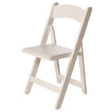 TTC - Folding Chairs White Garden